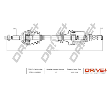 Hnací hřídel Dr!ve+ DP2110.10.0305