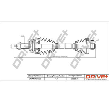 Hnací hřídel Dr!ve+ DP2110.10.0336