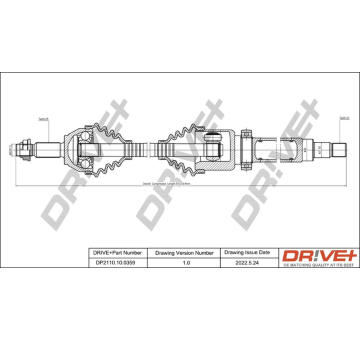 Hnací hřídel Dr!ve+ DP2110.10.0359