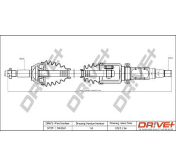 Hnací hřídel Dr!ve+ DP2110.10.0361
