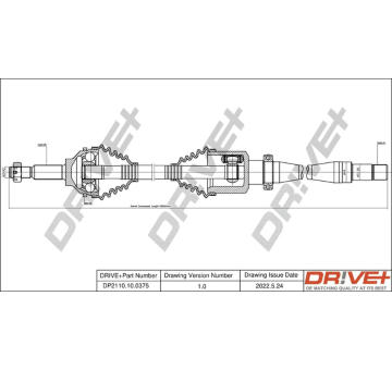Hnací hřídel Dr!ve+ DP2110.10.0375