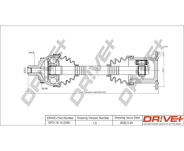 Hnací hřídel Dr!ve+ DP2110.10.0390