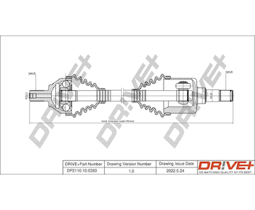 Hnací hřídel Dr!ve+ DP2110.10.0393