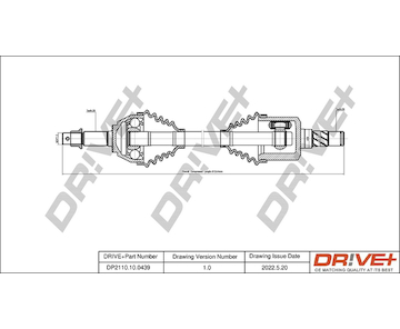 Hnací hřídel Dr!ve+ DP2110.10.0439