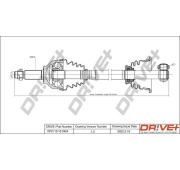 Hnací hřídel Dr!ve+ DP2110.10.0464