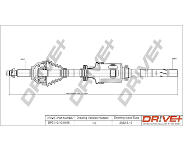 Hnací hřídel Dr!ve+ DP2110.10.0465