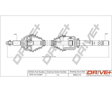 Hnací hřídel Dr!ve+ DP2110.10.0467