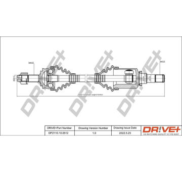 Hnací hřídel Dr!ve+ DP2110.10.0512
