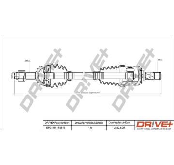 Hnací hřídel Dr!ve+ DP2110.10.0518