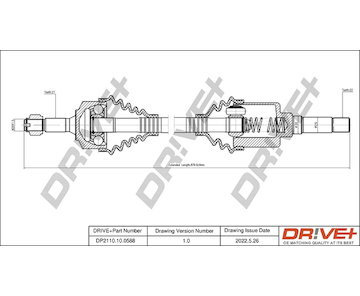 Hnací hřídel Dr!ve+ DP2110.10.0588