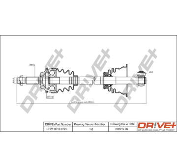 Hnací hřídel Dr!ve+ DP2110.10.0723