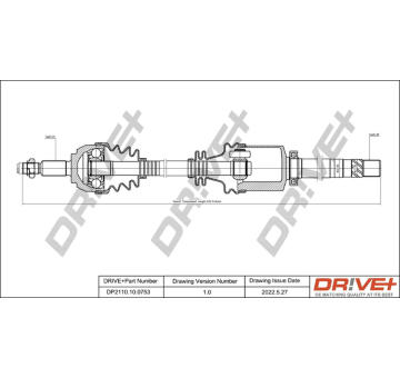 Hnací hřídel Dr!ve+ DP2110.10.0753