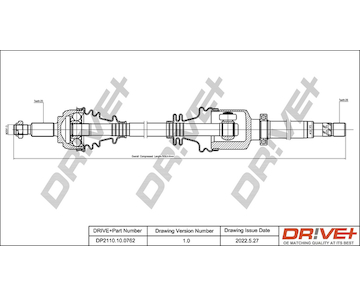 Hnací hřídel Dr!ve+ DP2110.10.0762