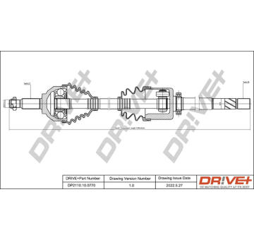 Hnací hřídel Dr!ve+ DP2110.10.0770