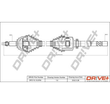 Hnací hřídel Dr!ve+ DP2110.10.0784