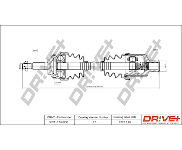 Hnací hřídel Dr!ve+ DP2110.10.0796