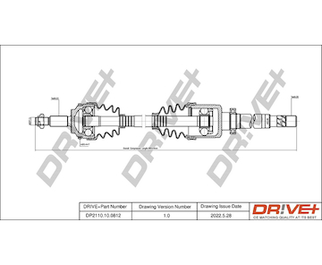 Hnací hřídel Dr!ve+ DP2110.10.0812