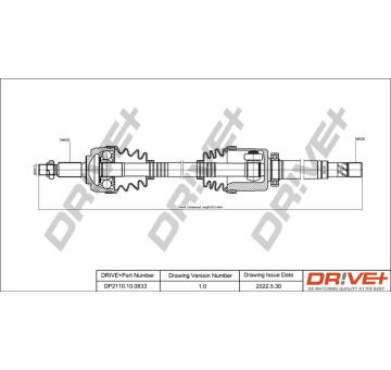 Hnací hřídel Dr!ve+ DP2110.10.0833
