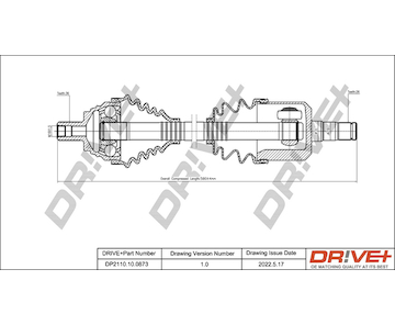 Hnací hřídel Dr!ve+ DP2110.10.0873