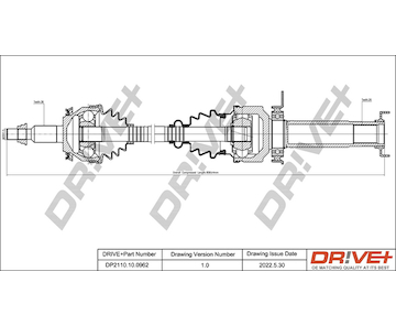 Hnací hřídel Dr!ve+ DP2110.10.0962