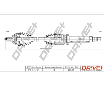 Hnací hřídel Dr!ve+ DP2110.10.1024