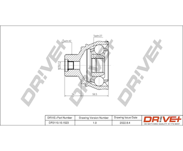 Sada kloubů, hnací hřídel Dr!ve+ DP2110.10.1523