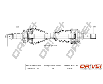 Hnací hřídel Dr!ve+ DP2110.10.1747