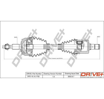 Hnací hřídel Dr!ve+ DP2110.10.1792