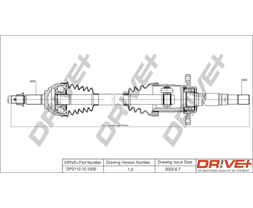 Hnací hřídel Dr!ve+ DP2110.10.1808