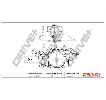 Vodní čerpadlo, chlazení motoru Dr!ve+ DP2310.10.008