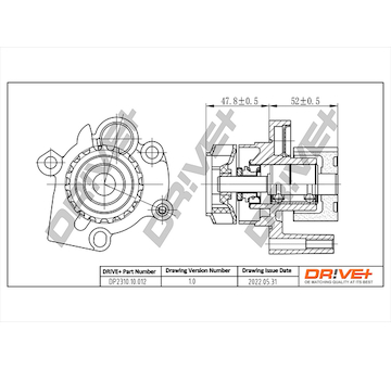 Vodní čerpadlo, chlazení motoru Dr!ve+ DP2310.10.012