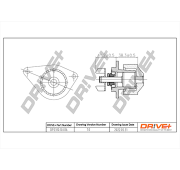 Vodní čerpadlo, chlazení motoru Dr!ve+ DP2310.10.016