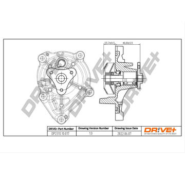 Vodní čerpadlo, chlazení motoru Dr!ve+ DP2310.10.017