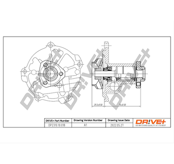 Vodní čerpadlo, chlazení motoru Dr!ve+ DP2310.10.018