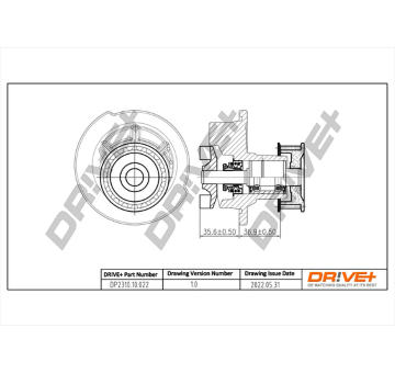 Vodní čerpadlo, chlazení motoru Dr!ve+ DP2310.10.022