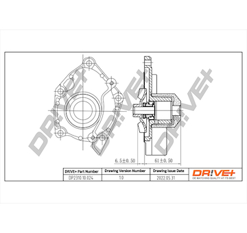 Vodní čerpadlo, chlazení motoru Dr!ve+ DP2310.10.024