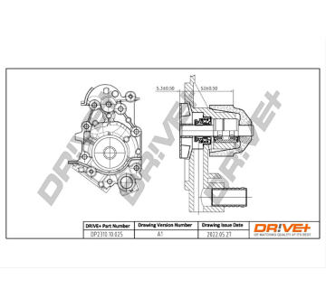 Vodní čerpadlo, chlazení motoru Dr!ve+ DP2310.10.025