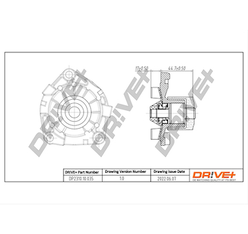 Vodní čerpadlo, chlazení motoru Dr!ve+ DP2310.10.035