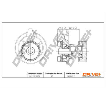 Vodní čerpadlo, chlazení motoru Dr!ve+ DP2310.10.036