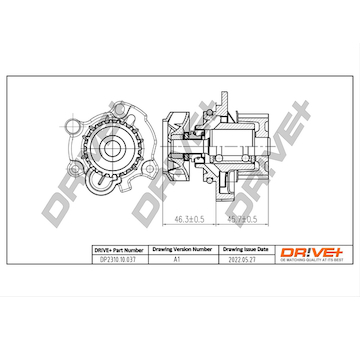 Vodní čerpadlo, chlazení motoru Dr!ve+ DP2310.10.037