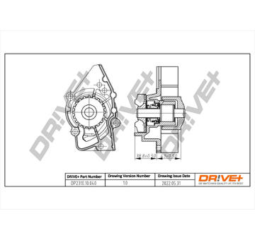 Vodní čerpadlo, chlazení motoru Dr!ve+ DP2310.10.040