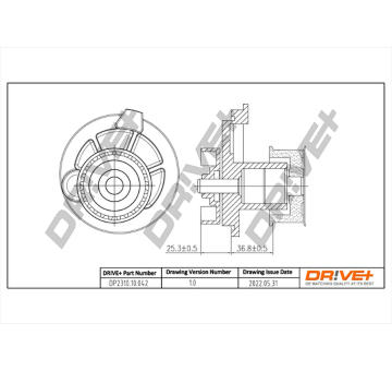 Vodní čerpadlo, chlazení motoru Dr!ve+ DP2310.10.042