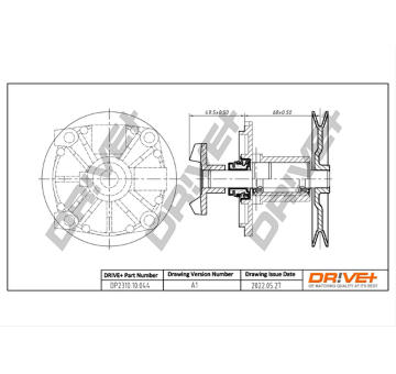 Vodní čerpadlo, chlazení motoru Dr!ve+ DP2310.10.044