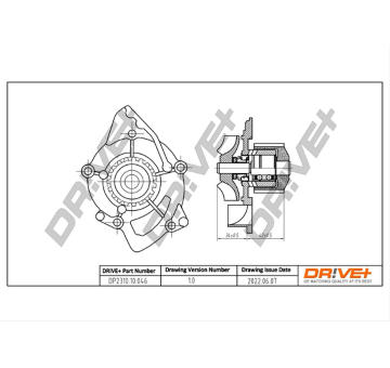 Vodní čerpadlo, chlazení motoru Dr!ve+ DP2310.10.046