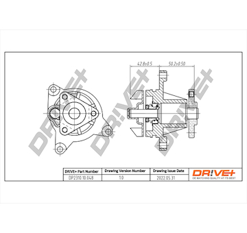 Vodní čerpadlo, chlazení motoru Dr!ve+ DP2310.10.048