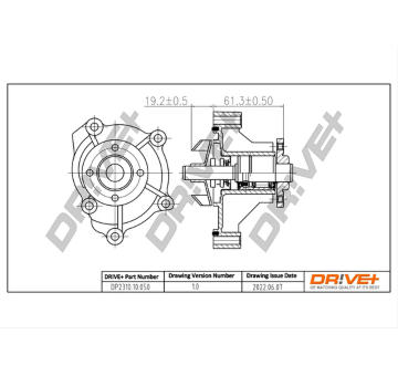 Vodní čerpadlo, chlazení motoru Dr!ve+ DP2310.10.050