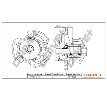 Vodní čerpadlo, chlazení motoru Dr!ve+ DP2310.10.052