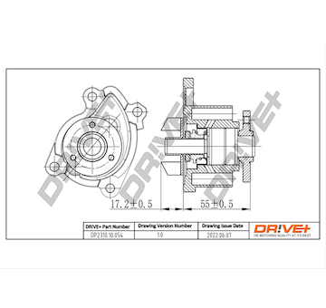 Vodní čerpadlo, chlazení motoru Dr!ve+ DP2310.10.054