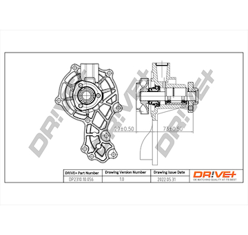 Vodní čerpadlo, chlazení motoru Dr!ve+ DP2310.10.056