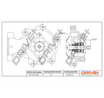 Vodní čerpadlo, chlazení motoru Dr!ve+ DP2310.10.061